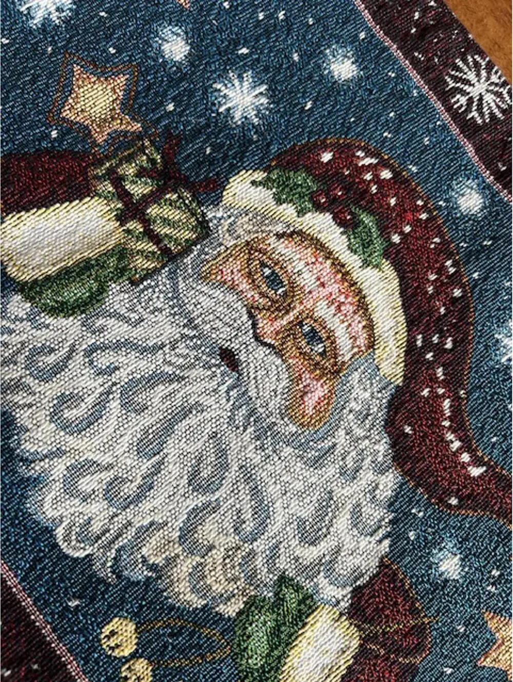 Set of 4 Vintage Santa Claus Holiday Placemats